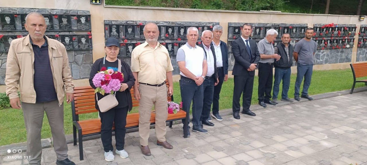 Balakəndə şəhidlərin xatirəsi yad edilib - FOTO