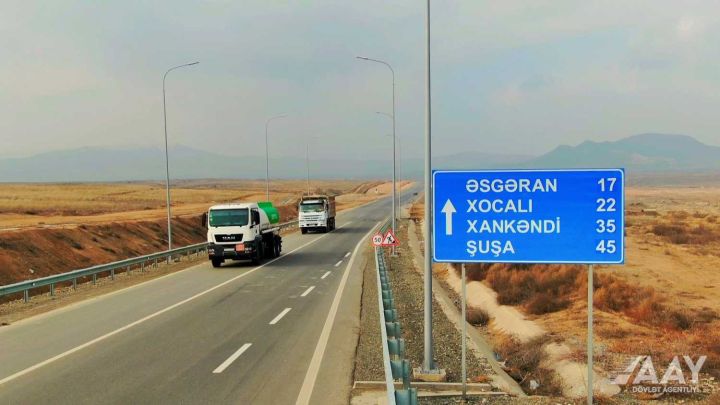Xankəndiyə gedən avtomobil yolundan YENİ XƏBƏR VAR - VİDEO