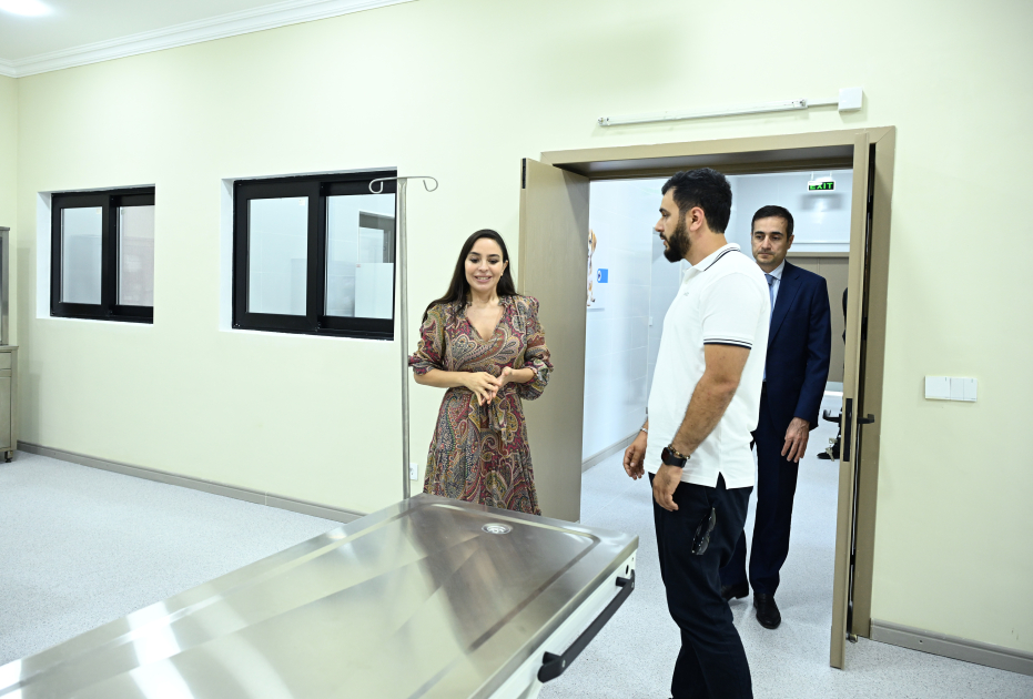 Leyla Əliyeva Yevlaxda daha bir açılışda &ndash; FOTO