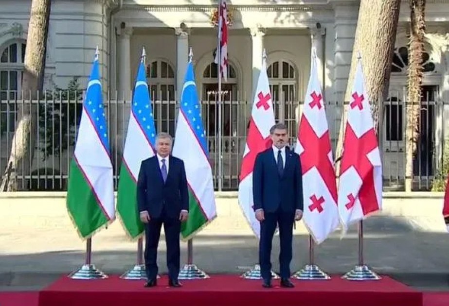 Şavkat Mirziyoyev Gürcüstanda səfərdədir