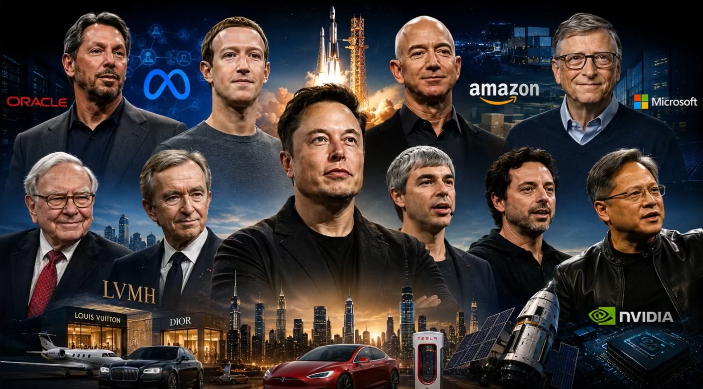 Dünyanın ən varlı 10 insanı - SİYAHI