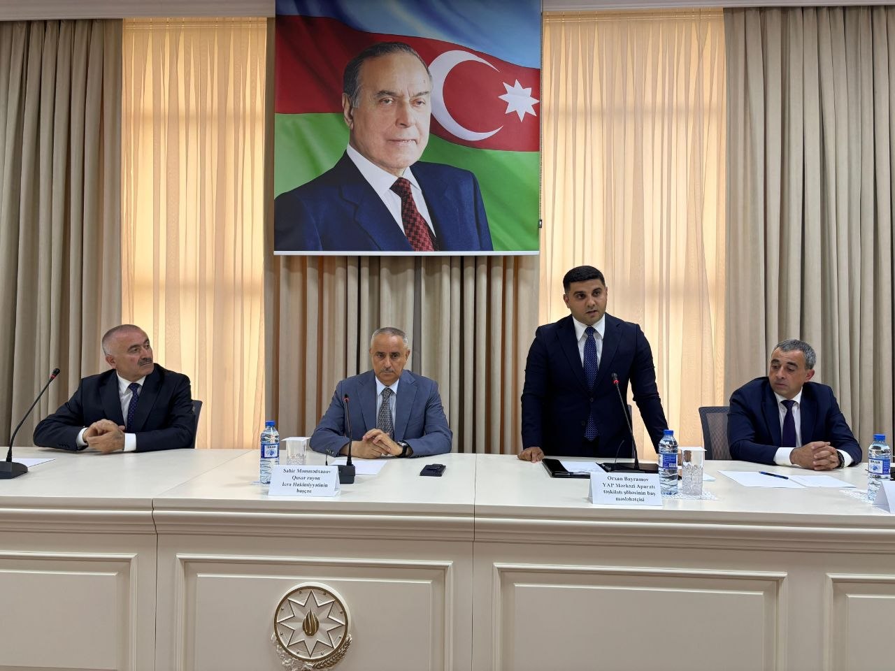 YAP Qusar rayon təşkilatının yeni sədri ictimaiyyətə təqdim olundu - FOTO