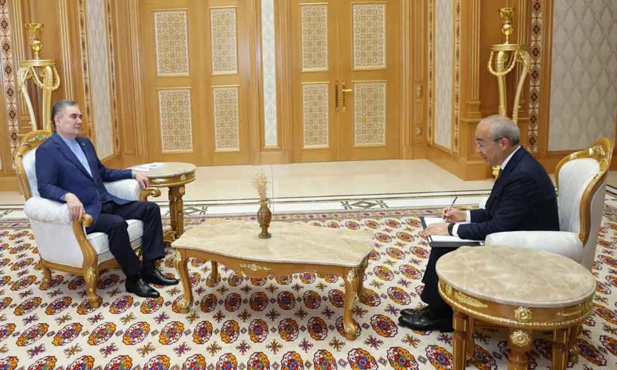 Qurbanqulu Berdiməhəmmədov "Dostlug" tankerinə görə Azərbaycana təşəkkür etdi