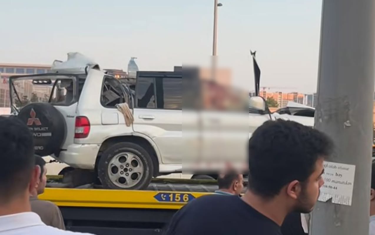Dərnəgül yolunda dəhşətli qəza - Sürücü həlak oldu - Video