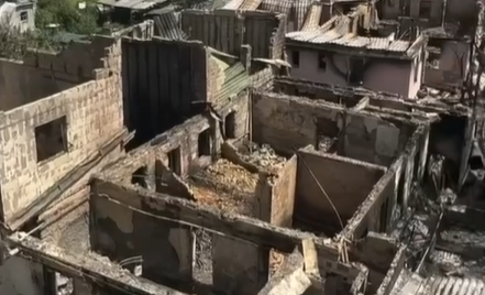 Kiyev vilayətində dəhşətli mənzərə: 400-dən çox ev yararsız hala düşüb &ndash; VİDEO