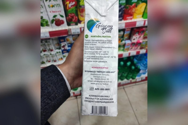 Bu meyvə şirələrində uyğunsuzluqlar AŞKARLANDI &ndash; RƏSMİ/FOTO