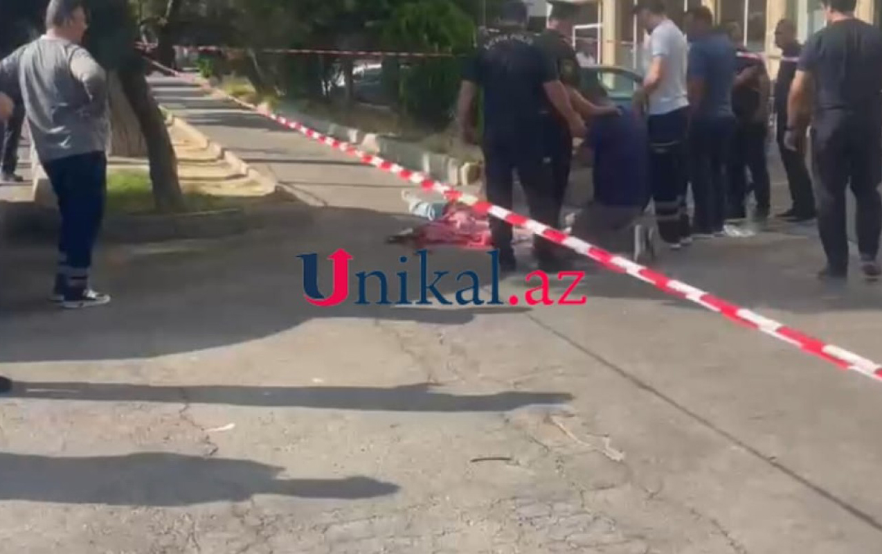 Bakıda kişi keçmiş arvadını küçədə güllələdi - VİDEO