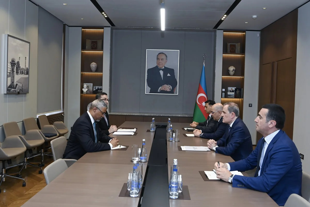 Ceyhun Bayramov ÜGT-nin baş katibi ilə görüşdü &ndash; FOTO