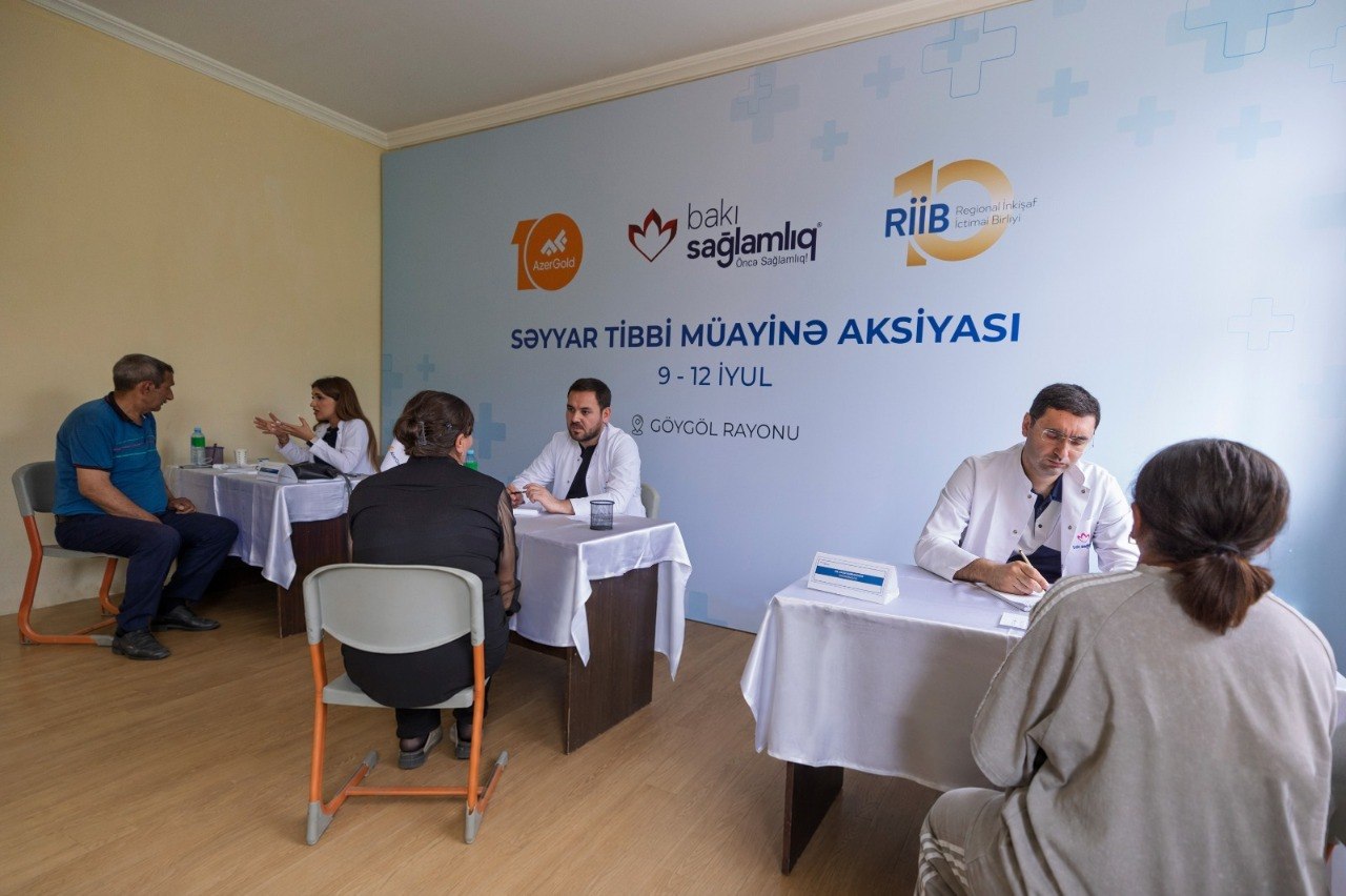 “AzerGold”un təşkilatçılığı ilə Göygöldə səyyar tibbi müayinə aksiyası keçirildi – FOTO/VİDEO “AzerGold”un təşkilatçılığı ilə Göygöldə səyyar tibbi müayinə aksiyası keçirildi – FOTO/VİDEO