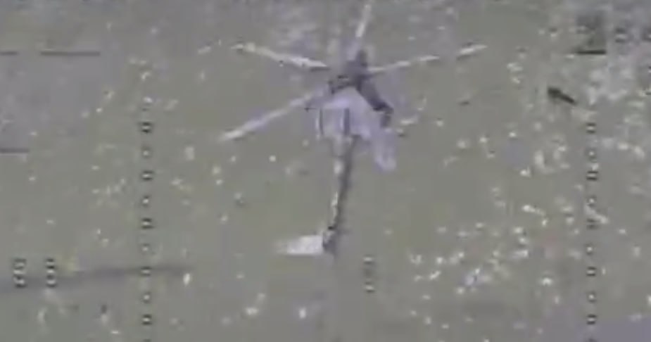 Ukrayna dronu Rusiya helikopterini belə MƏHV ETDİ – VİDEO Ukrayna dronu Rusiya helikopterini belə MƏHV ETDİ – VİDEO