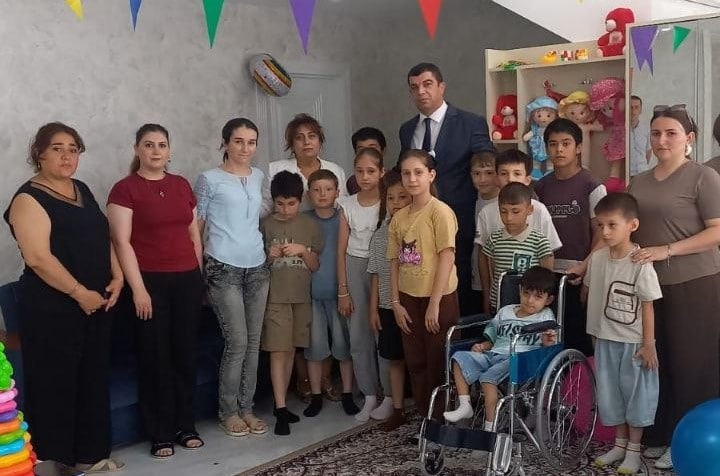 Qusarda əlilliyi olan uşaqlar üçün yeni mərkəz yaradıldı - FOTO
