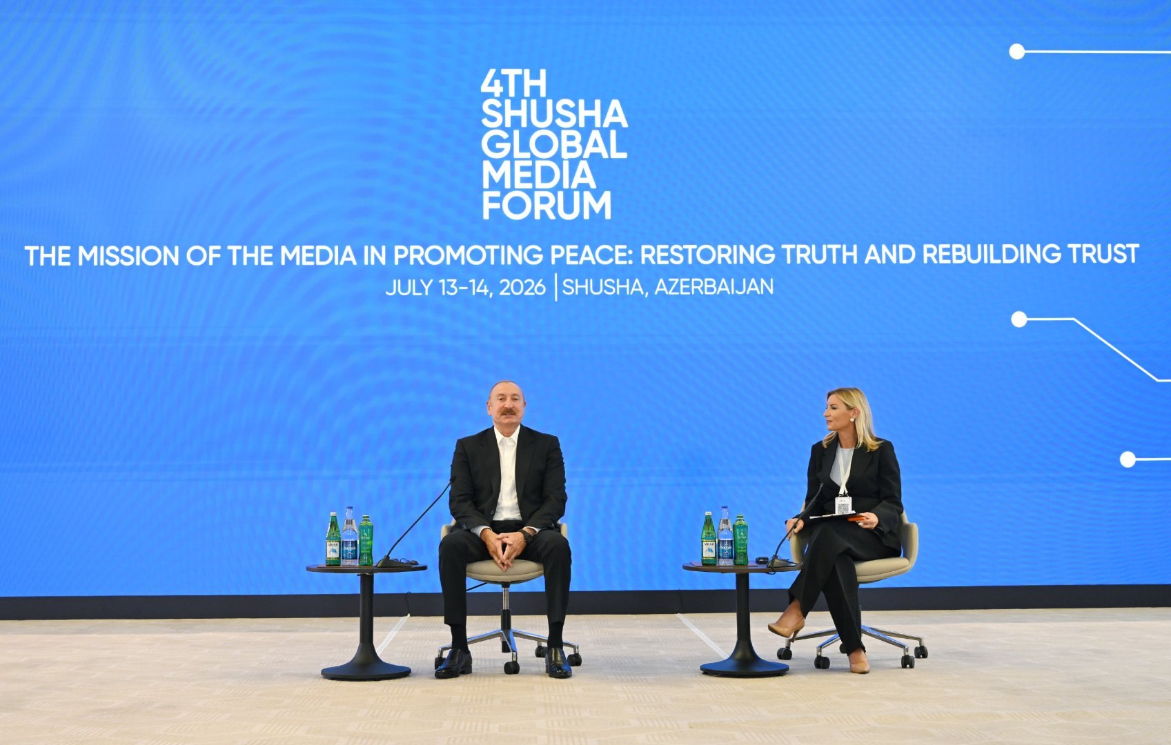 Xarici QHT-lər İlham Əliyevin Şuşa Media Forumunda sülh və əməkdaşlığa dair mesajlarının vacibliyini qeyd ediblər - FOTO