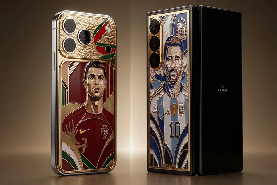 Ronaldo və Messinin şəfərinə qızıl örtüklü telefon: &ldquo;Əfsanələr&rdquo; kolleksiyası - VİDEO