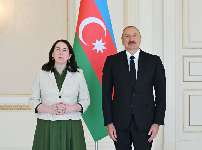 İrlandiyanın yeni səfiri Prezidentin qəbulunda &ndash; FOTO