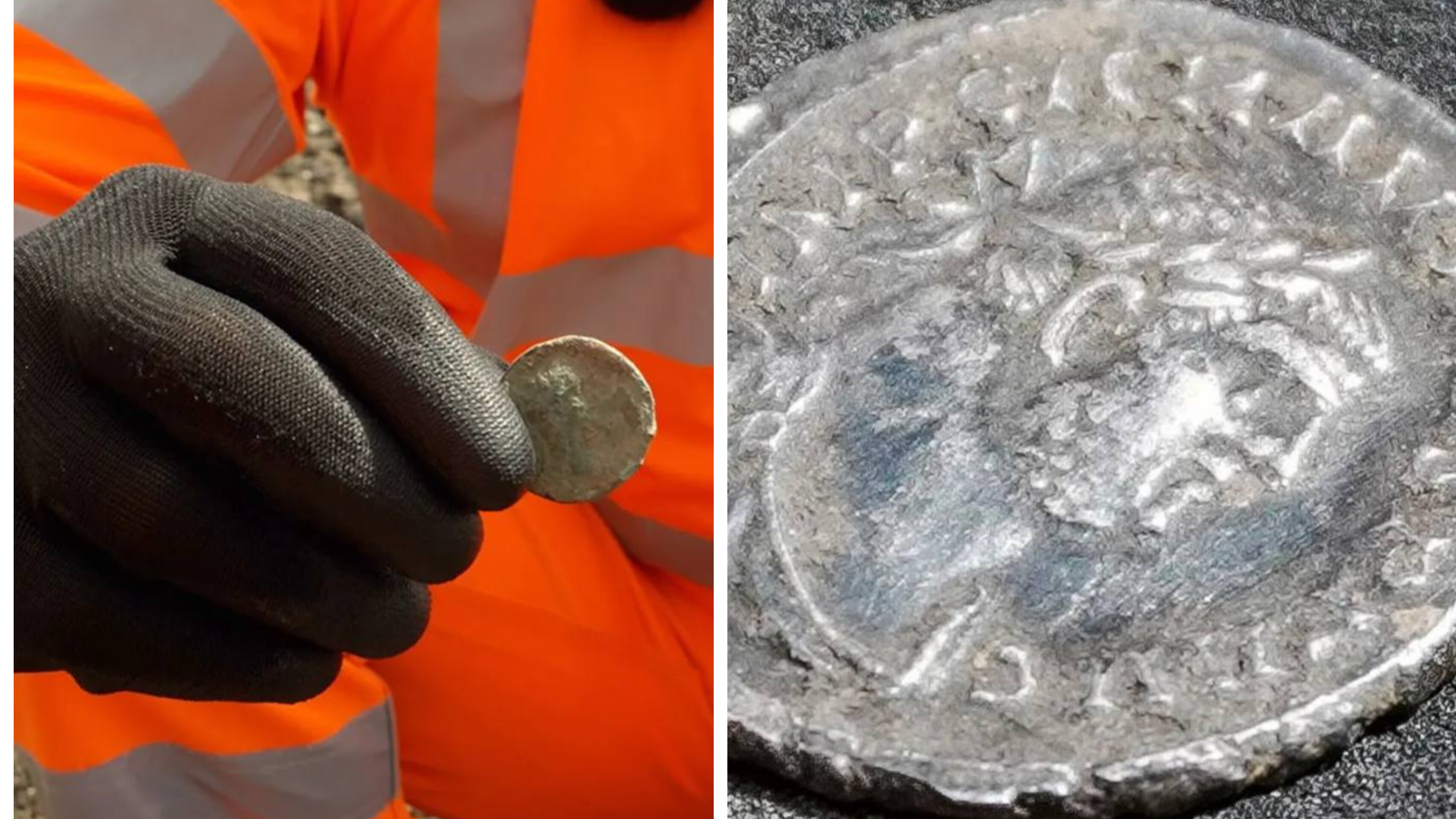 Dəmir yolu tikintisi zamanı 1740 illik Roma sikkəsi tapıldı Dəmir yolu tikintisi zamanı 1740 illik Roma sikkəsi tapıldı