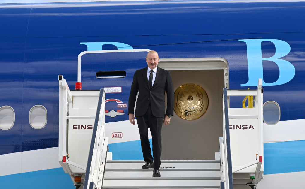 Prezident İlham Əliyev Almaniyaya getdi - FOTO Prezident İlham Əliyev Almaniyaya getdi - FOTO