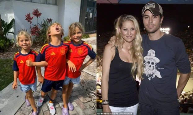 Anna Kurnikova uşaqlarının İspaniya millisinin forması ilə FOTOSUNU paylaşdı