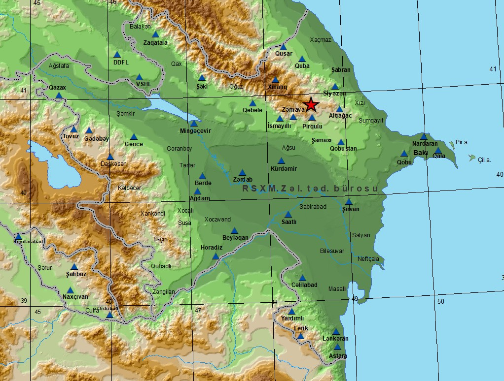 SON DƏQİQƏ! Azərbaycanda zəlzələ baş verdi SON DƏQİQƏ! Azərbaycanda zəlzələ baş verdi