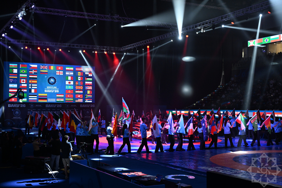 Bakıda güləş üzrə U-17 dünya çempionatının açılışı oldu - FOTO