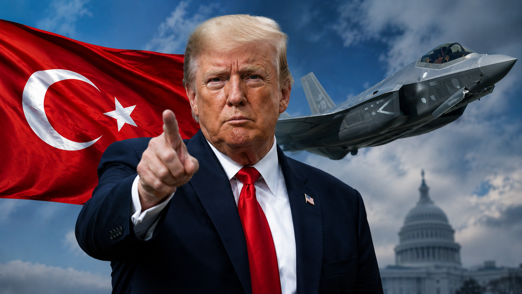 Tramp Türkiyəyə qırıcı satmaq barədə heç kimin ona göstəriş verə bilməyəcəyini BƏYAN ETDİ