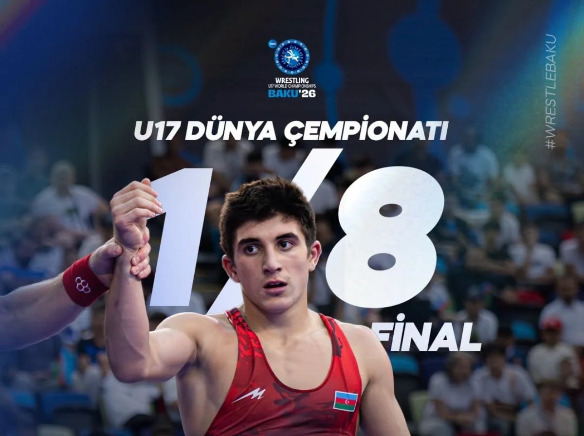 Dünya çempionatı: Elmir Çərkəzov 1/4 finala çıxdı