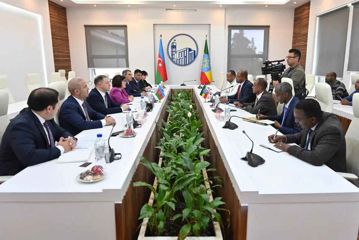 Sahibə Qafarova efiopiyalı həmkarını Azərbaycana dəvət etdi - FOTO