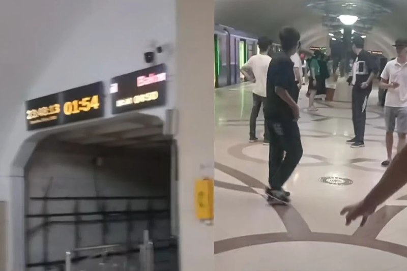 Metronun "Azadlıq Prospekti" stansiyasından sərnişinlər niyə çıxarılıb? - VİDEO