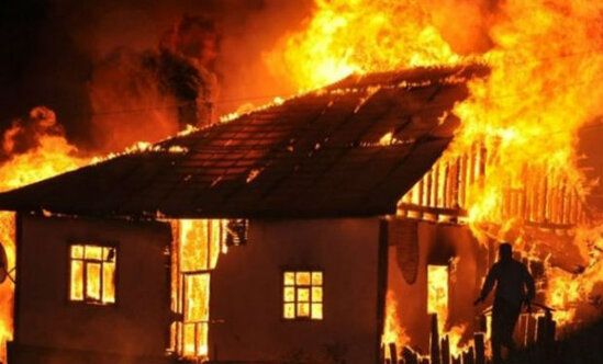 Mina partlayışında ölən qardaşının EVİNİ YANDIRDI