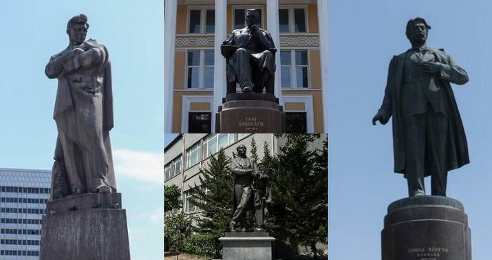 Bakıda bu dahilərin heykəlləri var - ARAŞDIRMA