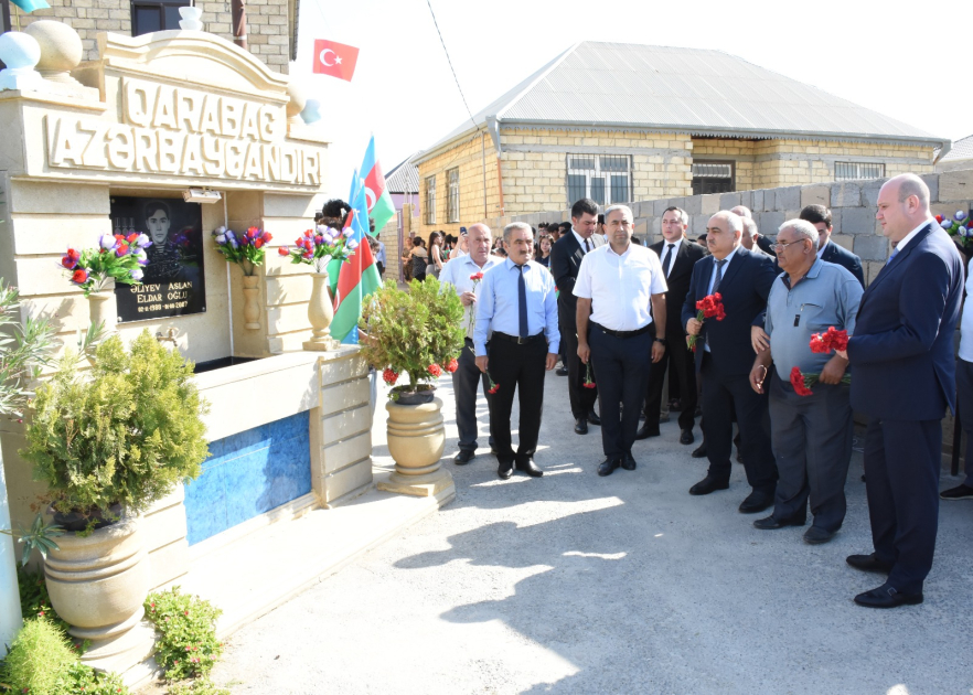 Şəhid Aslan Əliyevin xatirəsi anıldı - FOTO