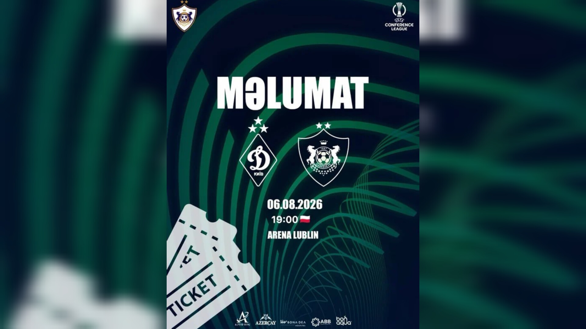 "Qarabağ"ın "Dinamo Kiyev"lə səfər matçı üçün biletlər satışa çıxarıldı