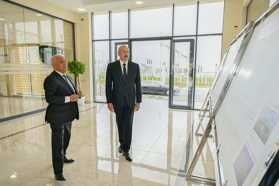İlham Əliyev &ldquo;Yeni Səngəçal&rdquo; yarımstansiyasının açılışında &ndash; FOTO/VİDEO
