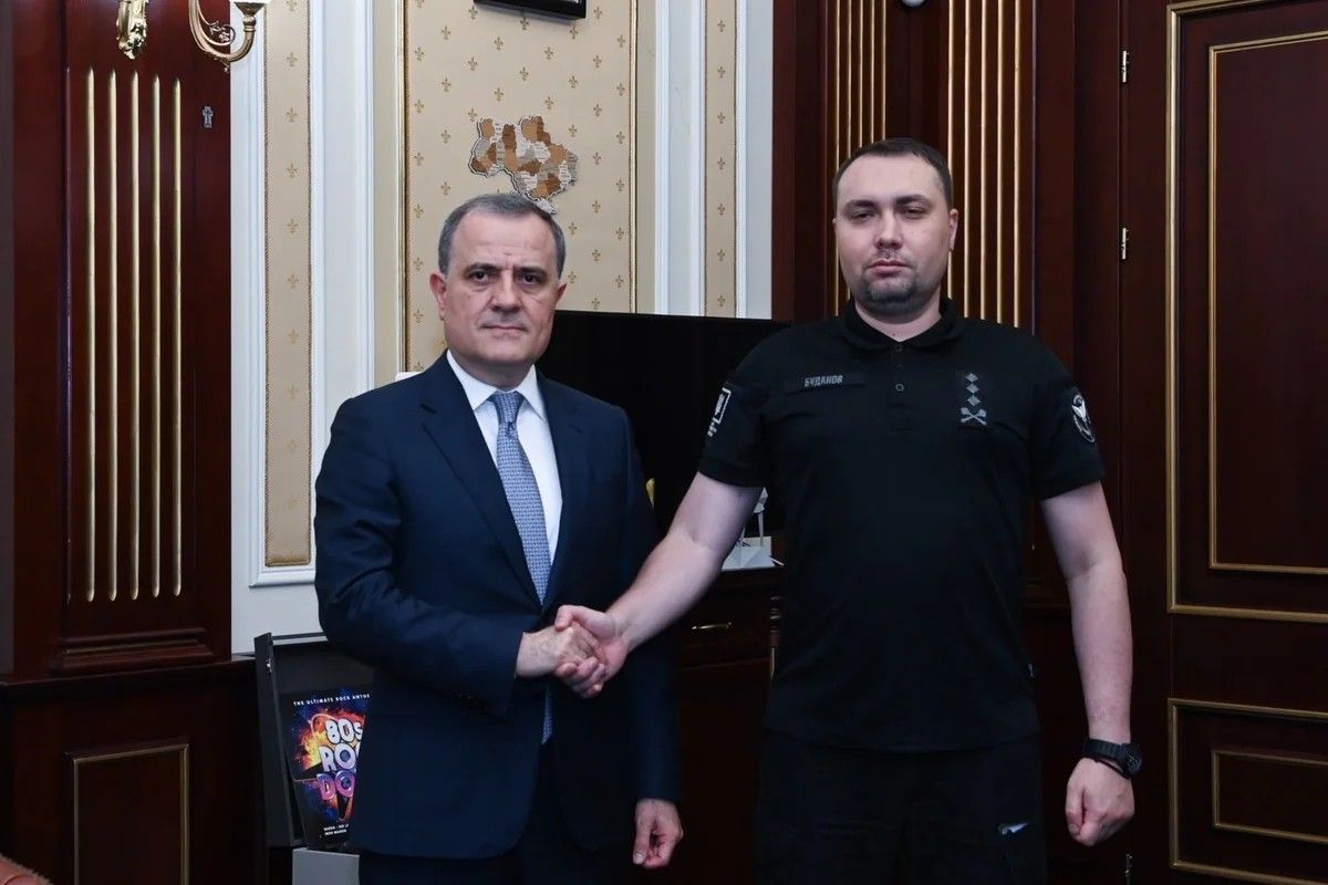 Ceyhun Bayramov Kiyevdə Kirill Budanov ilə görüşdü - FOTO