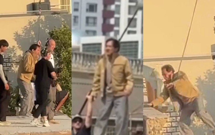 Ceki Çanın Bakıdakı film çəkilişlərindən görüntülər -Video