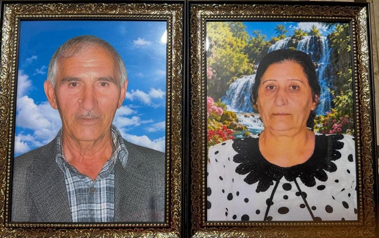 Yandırılaraq öldürülən ər-arvadın FOTOSU