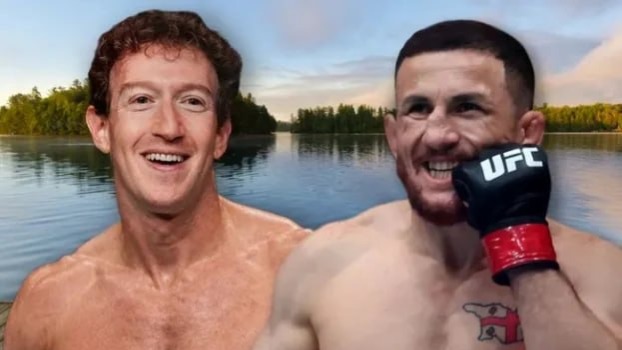 Mark Zukerberq UFC çempionu ilə gölün ortasında MƏŞQ ETDİ - VİDEO