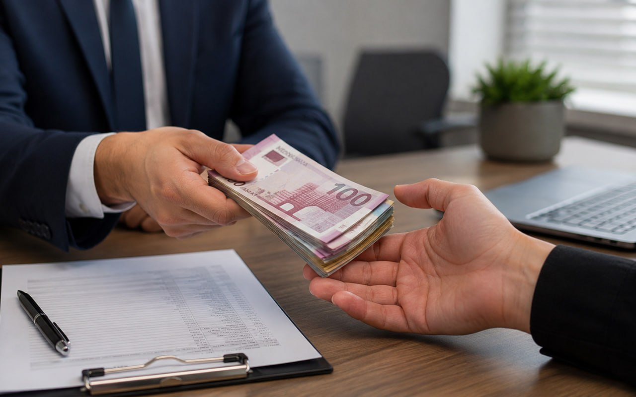 Məzuniyyətə çıxmadan pulunu almaq olar?