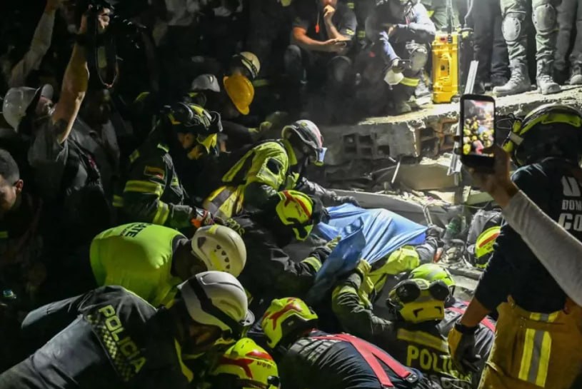 Kolumbiyada qadın dağıntılar altından 36 saat sonra sağ çıxarıldı