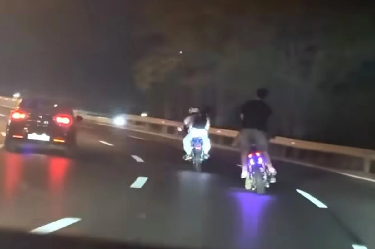 Bakıda avtoxuliqanlıq edən moped sürücüsü həbs edildi &ndash; FOTO