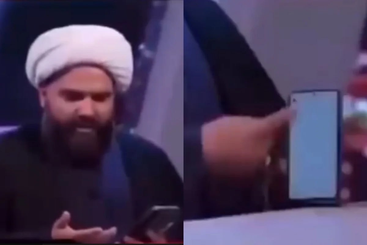 İranda efirdə mesaj oxuyan molla biabır oldu - VİDEO İranda efirdə mesaj oxuyan molla biabır oldu - VİDEO