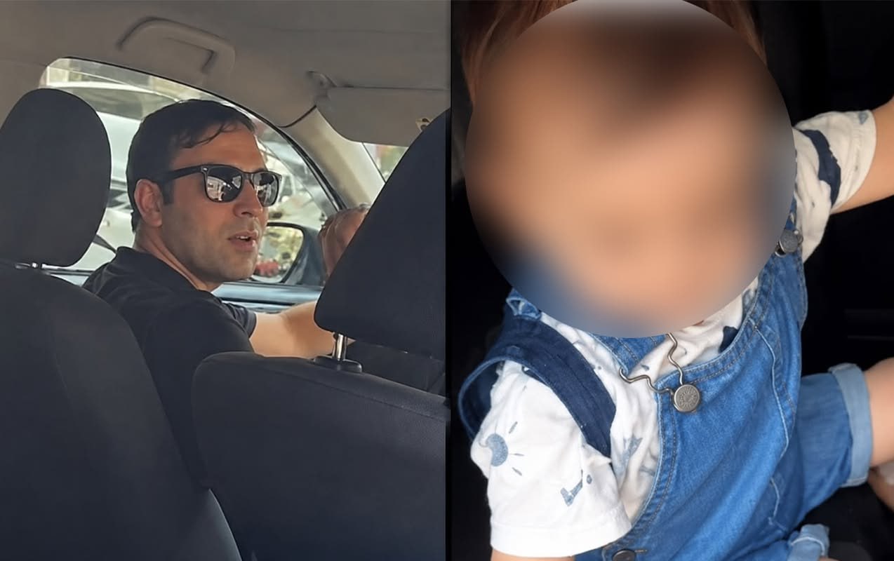 Taksi sürücüsü uşaqlı sərnişini yarı yolda düşürdü- Video