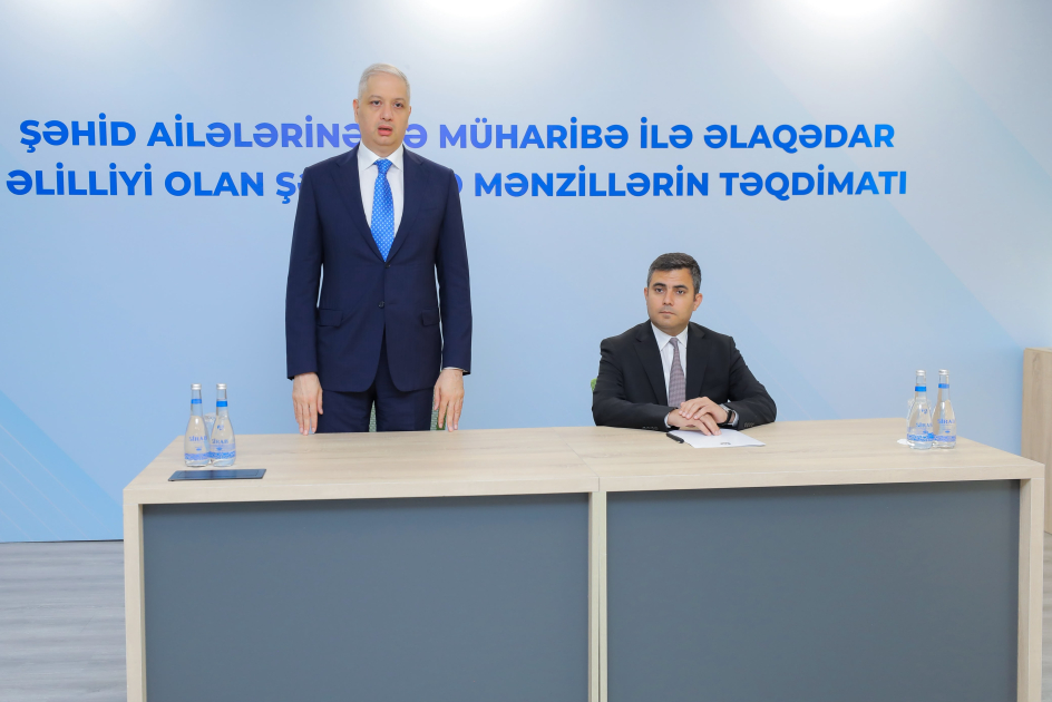 68 şəhid ailəsi və müharibə əlili mənzillə təmin olundu - FOTO