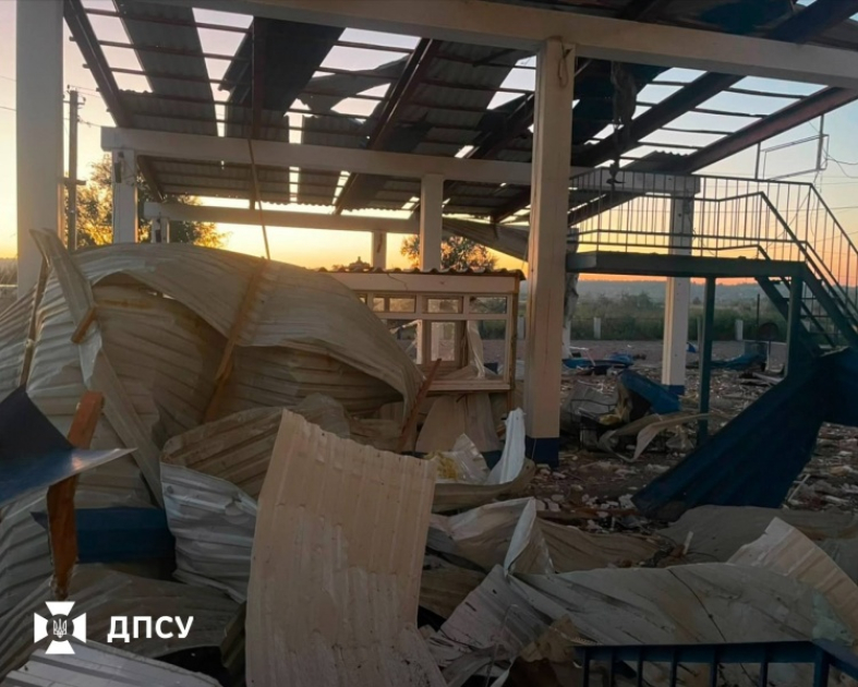 Rusiya Ukraynanın Moldova ilə sərhədindəki keçid məntəqəsinə zərbə endirdi - FOTO