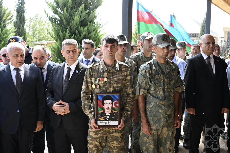 Birinci Qarabağ müharibəsinin itkin şəhidi Akif Qurbanov torpağa tapşırıldı - FOTO