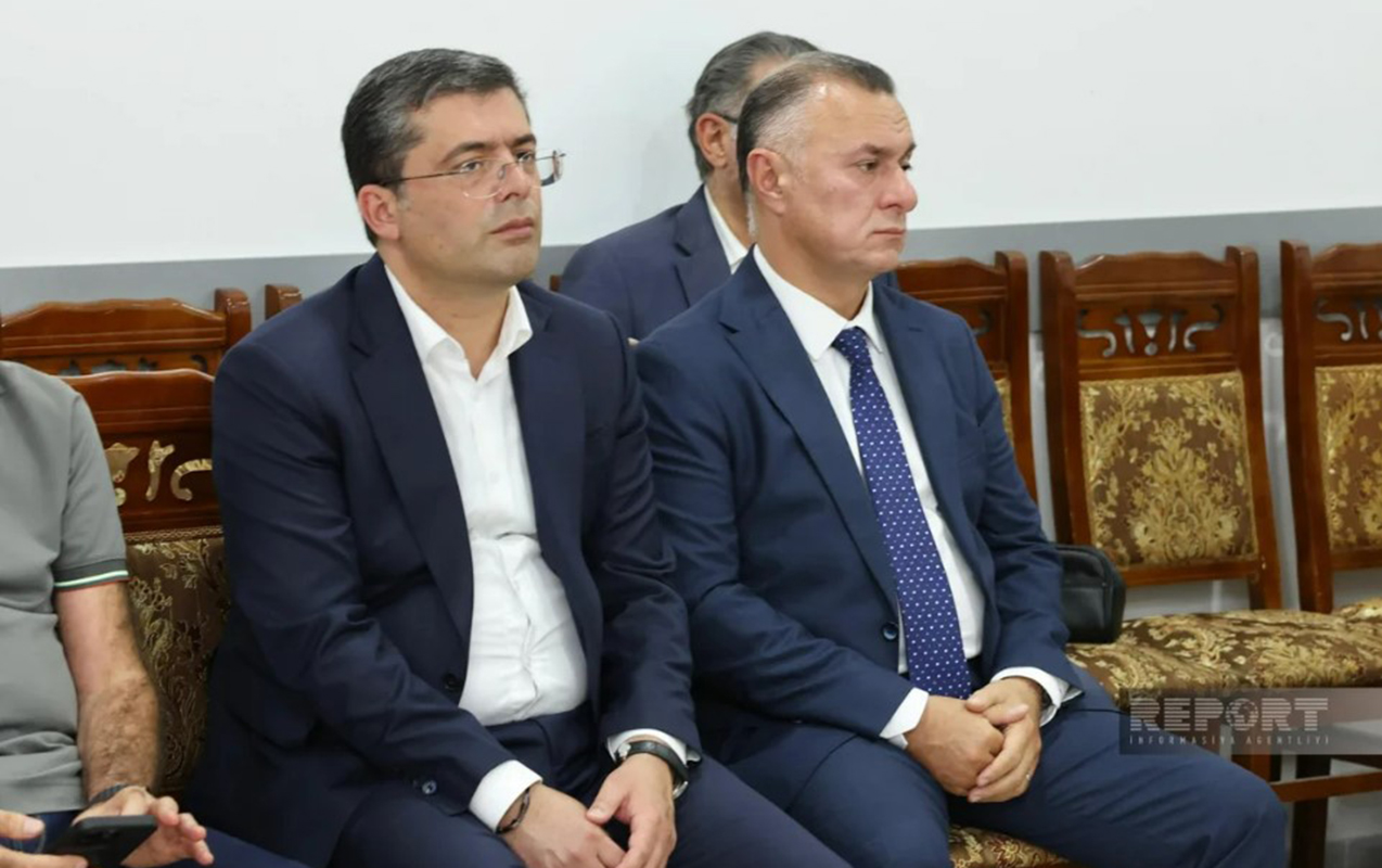 Teymur Musayevlə Əhməd İsmayılov Nurani ilə vida mərasimində - Fotolar