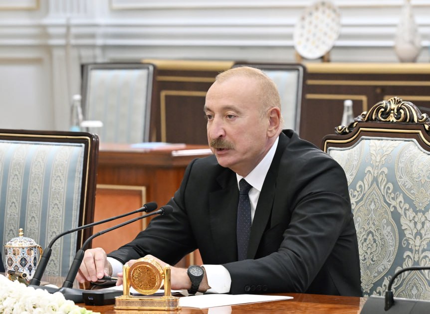 İlham Əliyev: &ldquo;Bu gün biz tamamilə fərqli Özbəkistan görürük&rdquo;