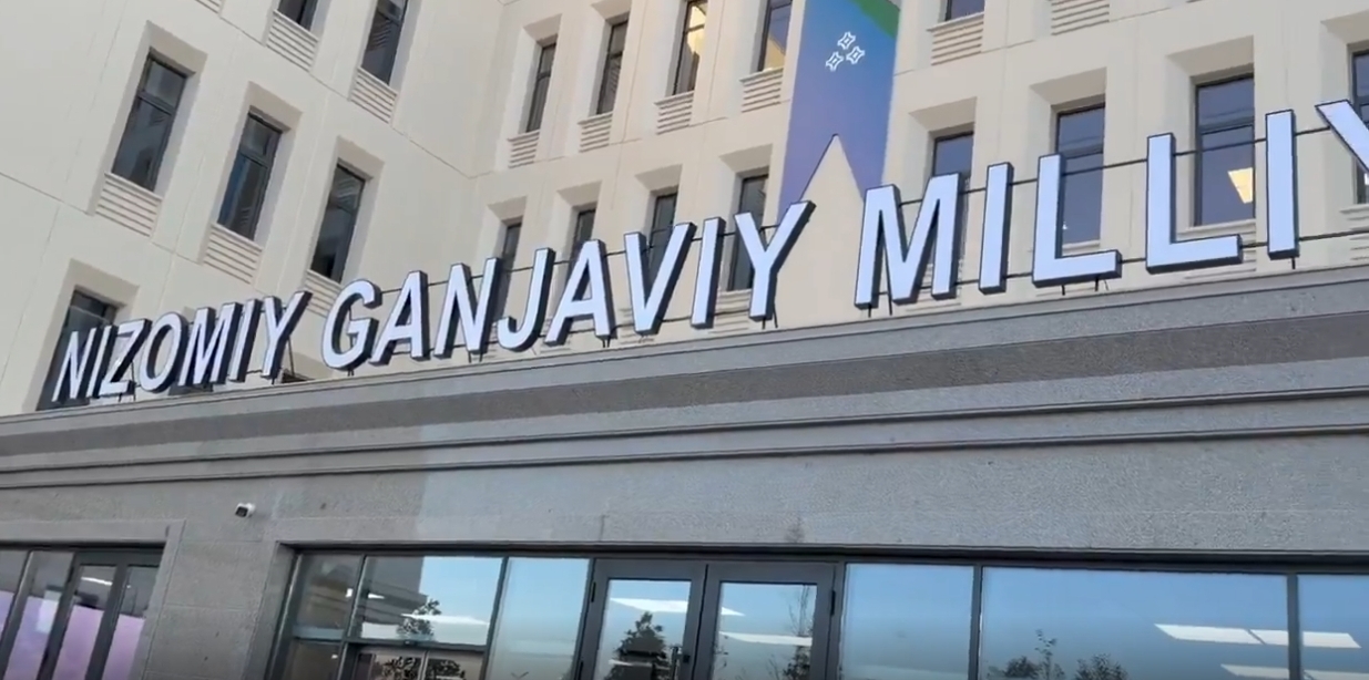 Nizami Gəncəvi adına Özbəkistan Milli Pedaqoji Universitetinin yeni binası &ndash; VİDEO