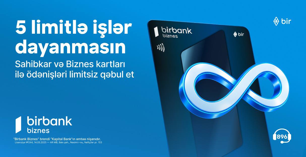 5 limitlə işləriniz dayanmasın