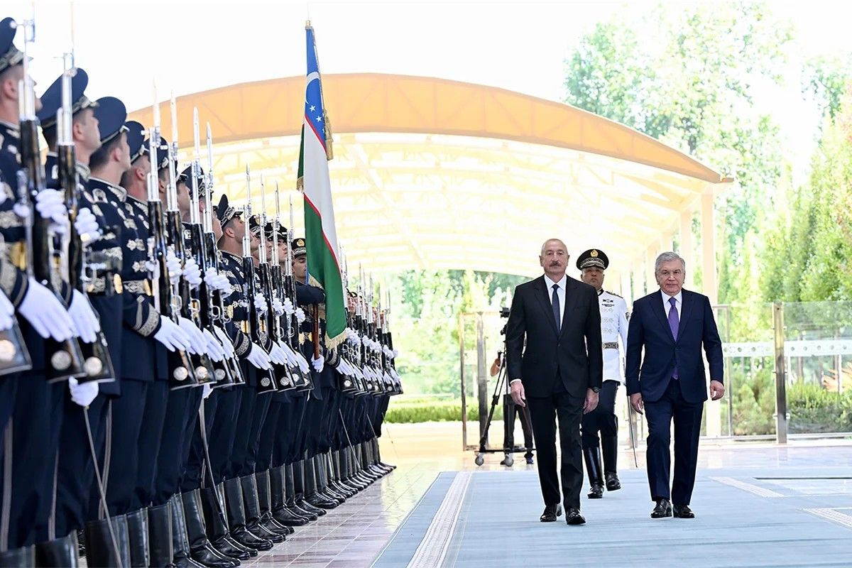 Prezidentin Özbəkistana iki günlük səfərindən növbəti GÖRÜNTÜLƏR
