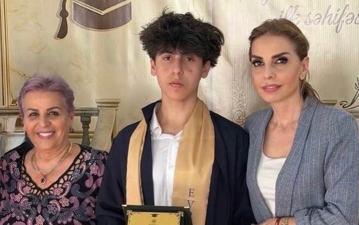 Oğlu Lamiyə Ələkbərovanı sevindirdi &ndash; FOTO